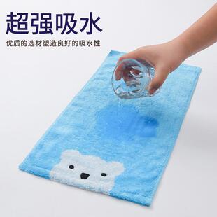 儿童毛巾 比纯棉全棉吸水竹炭巾3 竹纤维洗脸家用 小长方形童巾