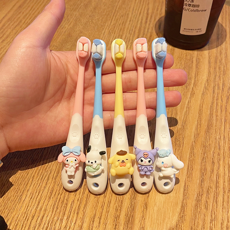 2-12岁万根毛儿童牙刷小头可爱牙刷软毛卡通乳牙刷牙缝清洁
