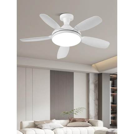 螺口风扇灯吊扇灯大风力餐厅节能吸顶三档调光led客厅卧室简约