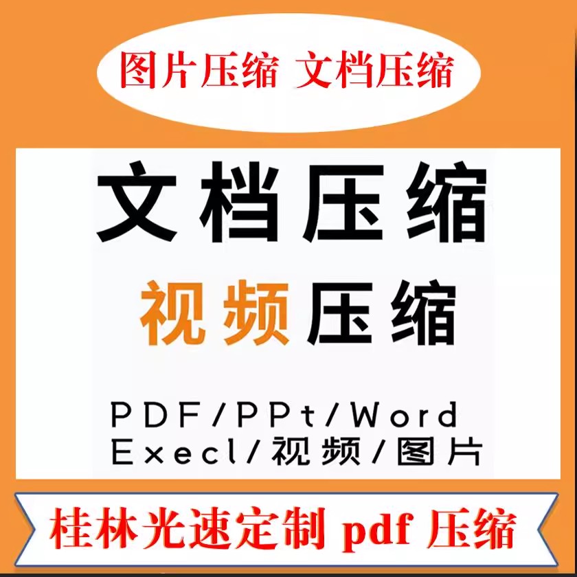 图片压缩mp4文件Word文档pdf软件zip代减少大小gif视频ppt无损jpg
