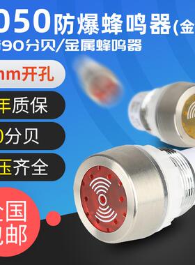 BD8050防爆闪光蜂鸣器防爆声光金属报警灯ac220V380v24v红黄色