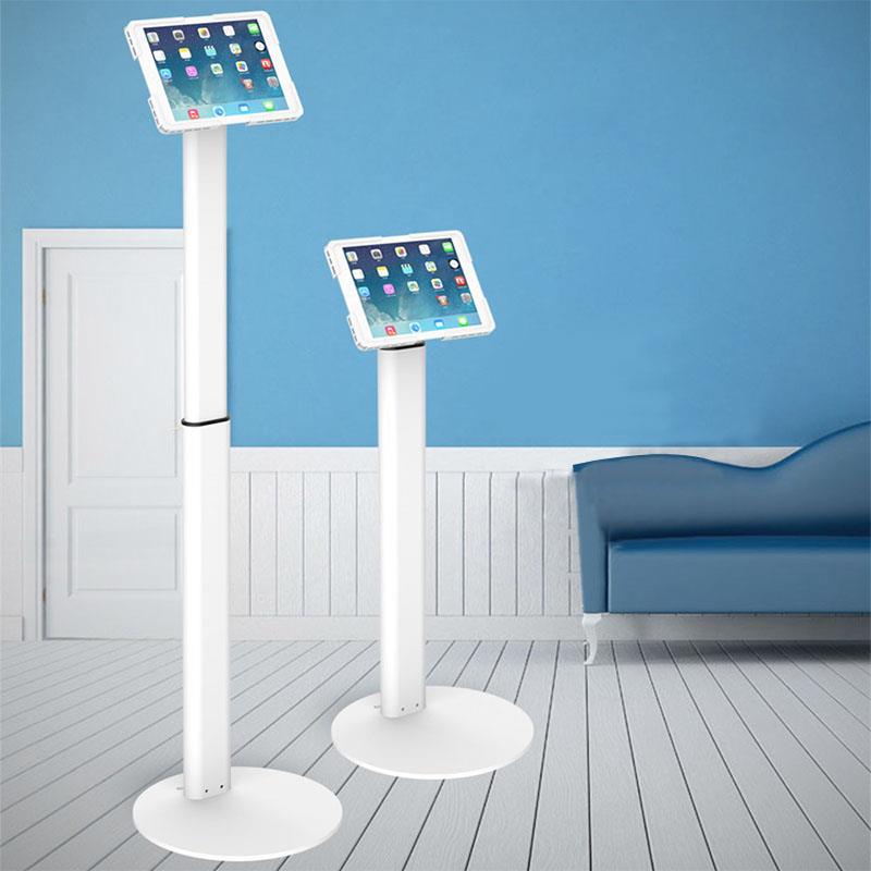 商场博物馆餐厅前台展示立式落地防盗带锁平板电脑支架多功能架子
