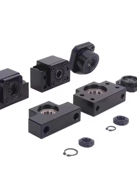 替精密滚珠丝杠BSW/BUN6 8 10 12 15 20 25 30 35 40固定座支撑侧