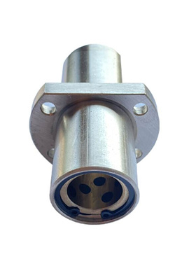 KCMK6/8/10/12/16/20/25/30/35/40/50上隆尺寸法兰直线轴承镀镍