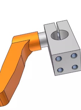 带夹紧把手KQKU MQKU AQKU KQK MQK AQK8/10/12/16/20 支柱固定夹