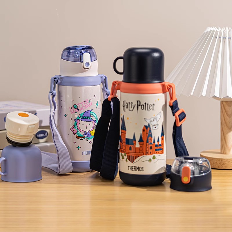 膳魔师不锈钢吸管保温杯三用