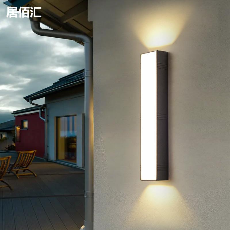 led户外壁灯庭院室外过道走廊楼梯别墅花园外墙柱子双头壁灯