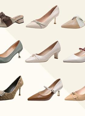 样板房衣柜衣帽间摆件鞋柜鞋架软装饰品女士鞋高跟鞋拍照道具轻奢