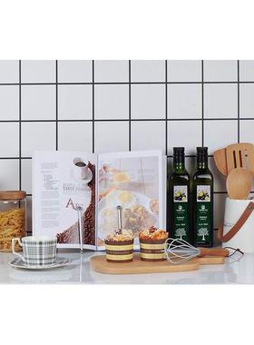 样板房间厨房摆件现代软装陈设展厅储物罐橄榄油咖啡杯装饰品组合