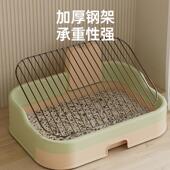 狗狗厕所中小型犬专用尿盆防踩屎不锈钢小狗厕所兔子厕所宠物厕所