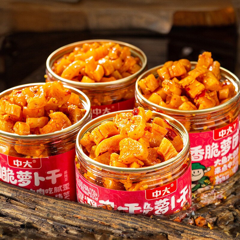 中大坛香辣脆爽萝卜干下饭菜
