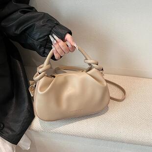 手提超火云朵包包女2025新超火款轻奢小众设计高级感精致斜挎小包