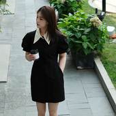 连衣裙时尚 AIRIQI奥莱女装 短款 百搭极简POLO领连衣裙AI31LQ466