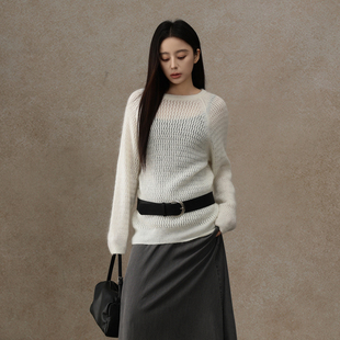 AIRIQI奥莱女装时尚毛织H型毛衣AX51MS089