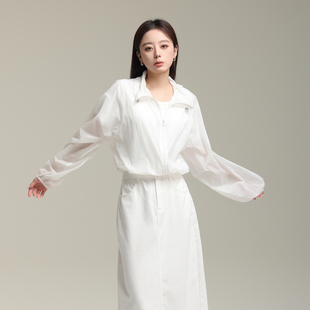 AIRIQI奥莱女装薄款防晒外套时尚简约显瘦短款上衣AX42WT494