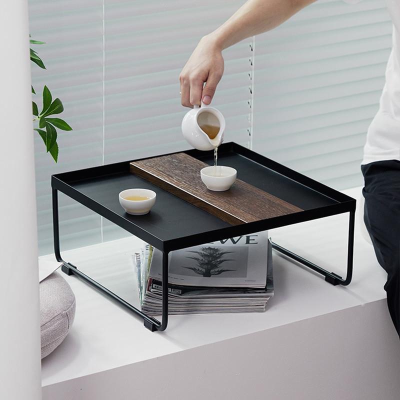 意禾/飘窗小桌子轻奢小茶几榻榻米桌子矮桌日式卧室创意小型茶台