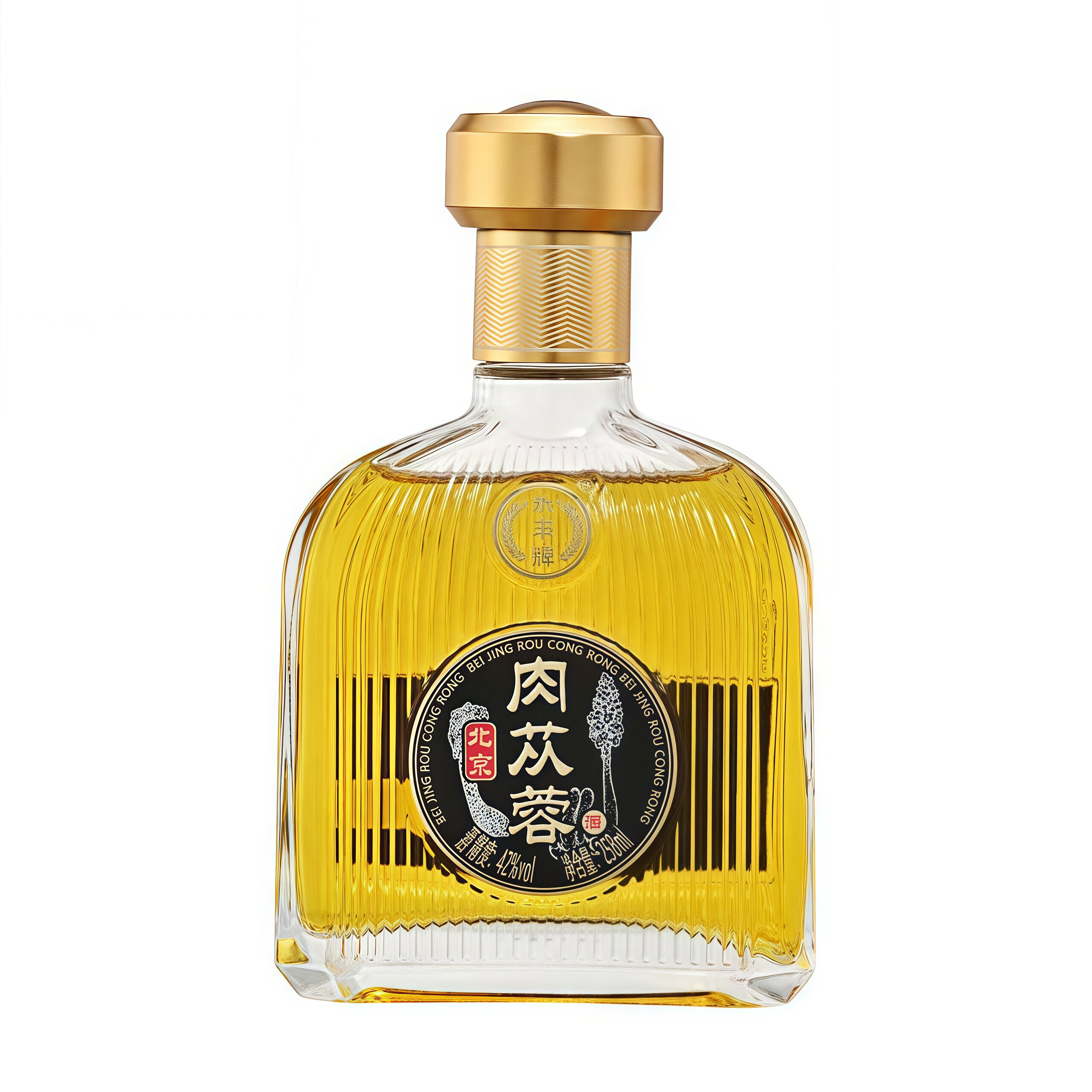 永丰牌肉苁蓉植物类露酒42度北京同仁堂指定用酒258ml*6/12瓶装酒