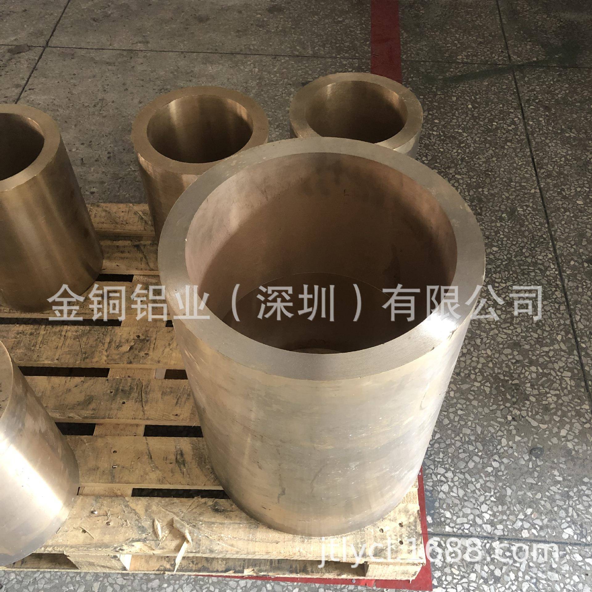 国标黄铜管空心管大口径铜套耐磨铜套法兰铜套大小定制加工