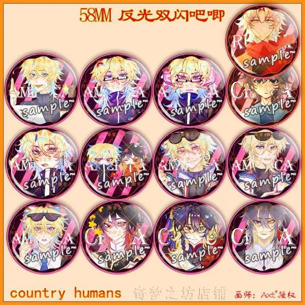 文具盒nu美送礼C吧唧笔袋双r反光ot苏同syHuman日瓷闪学生国拟