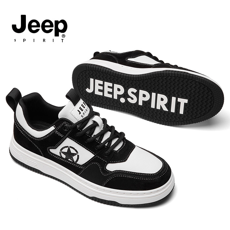jeep吉普男鞋秋季低帮复古板鞋