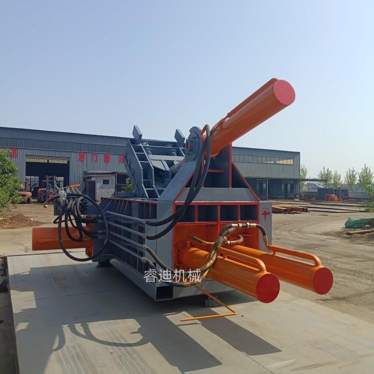 200吨废铜线压块打包机多少钱废金属铁丝铜线压块机全自动压块机