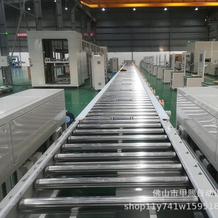 滚筒线输送机车间生产打包包装自动滚筒流水线美观耐用镀锌滚筒