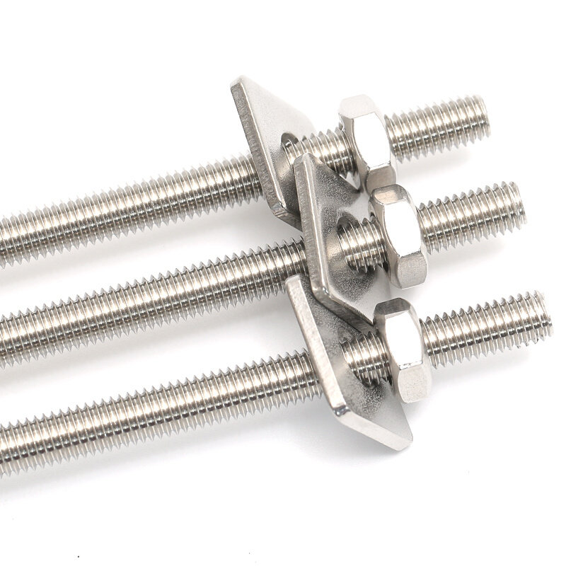 。穿墙螺丝螺母套装304不锈钢加长对穿螺栓大全丝杆螺帽M3M4M5M6M
