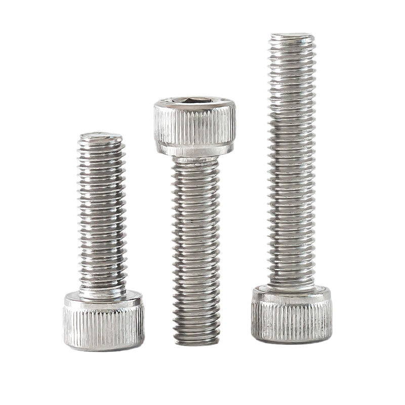 。304不锈钢圆柱头内六角螺丝全牙螺栓杯头螺钉M2M3M4M5M6M8M10M1