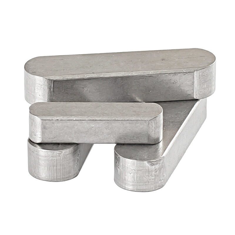 。M3M4M5M6不锈钢平键304A型平键销圆角方键GB1096方料销国标a形