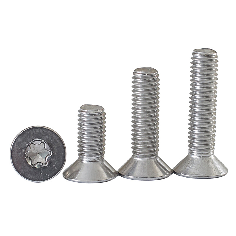 。304不锈钢沉头梅花螺丝平头花型螺钉星形内六角螺栓M2M3M4M5M6M