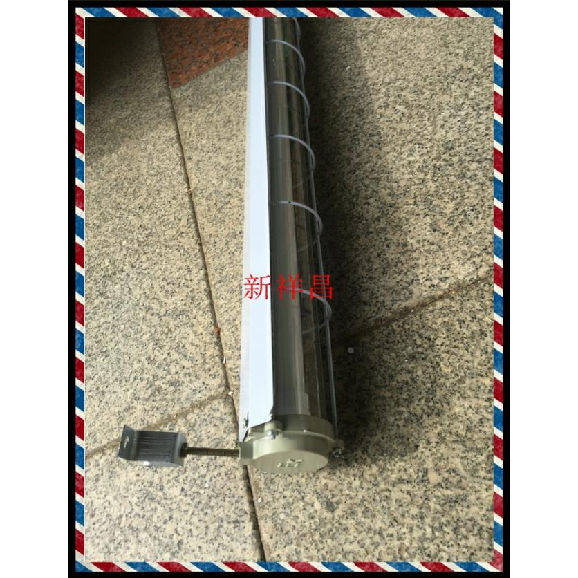 LED铁网电子防爆灯管1*8 12 18W三防单支架T8玻璃灯罩0.6 9 1.2米