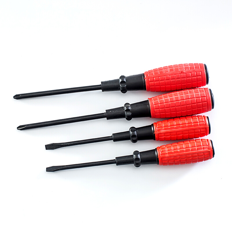 。包邮45#钢手雷带磁螺丝刀手动螺丝刀一字螺丝刀双用十字起子改