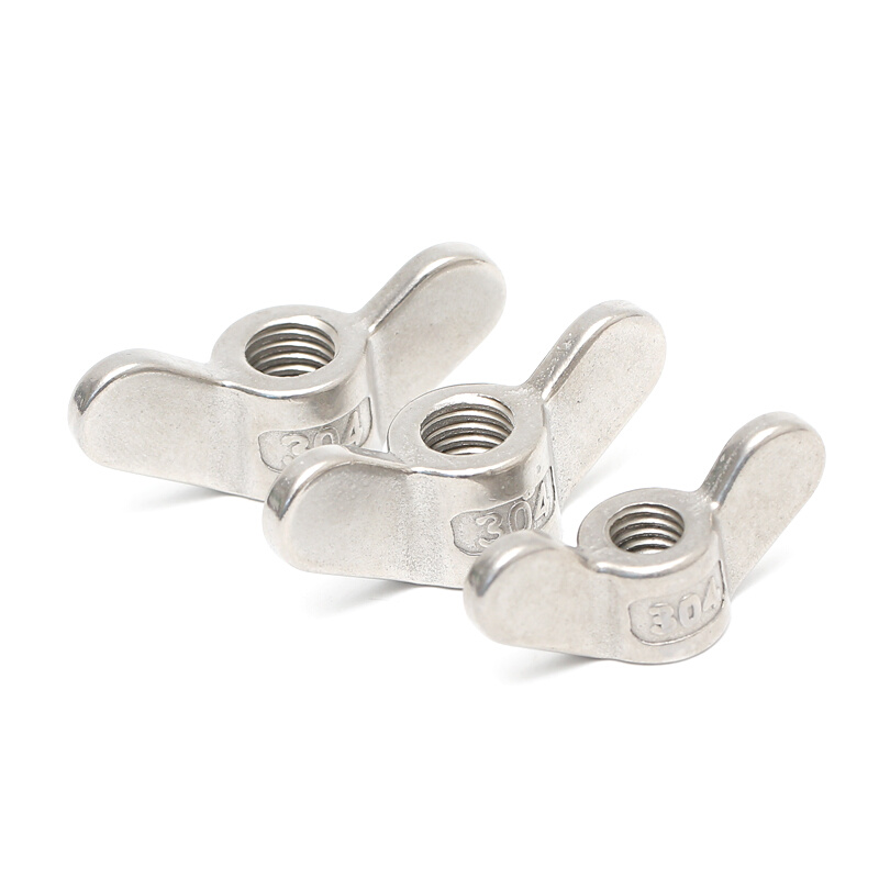 。304不锈钢反牙元宝螺母左牙蝶形螺帽反丝螺母M5M6M8M10M12M14M2