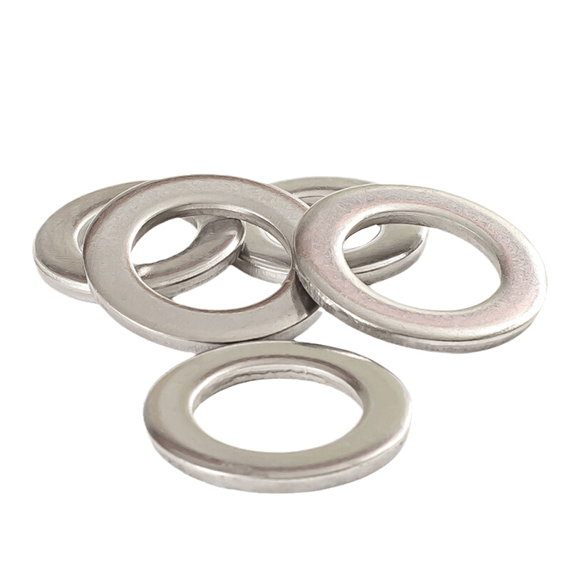 。304不锈钢A级倒角型平垫圈倒角平垫片介子M5M6M8M10M12M16 GB97