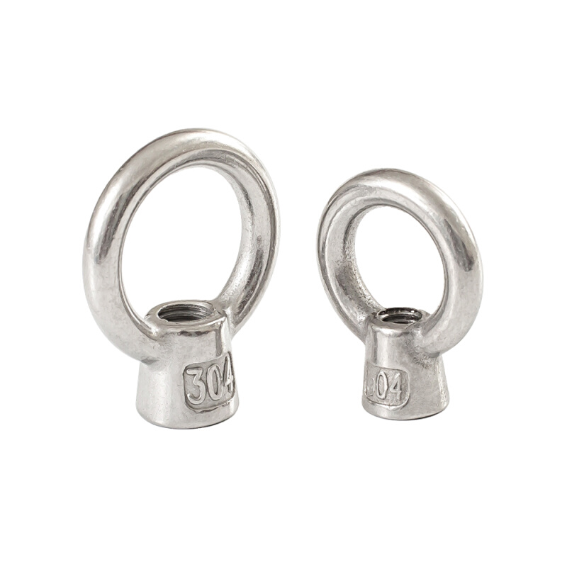 。304不锈钢日式吊环螺母高脚吊母吊环螺帽环形M6M8M10M12M16M20M