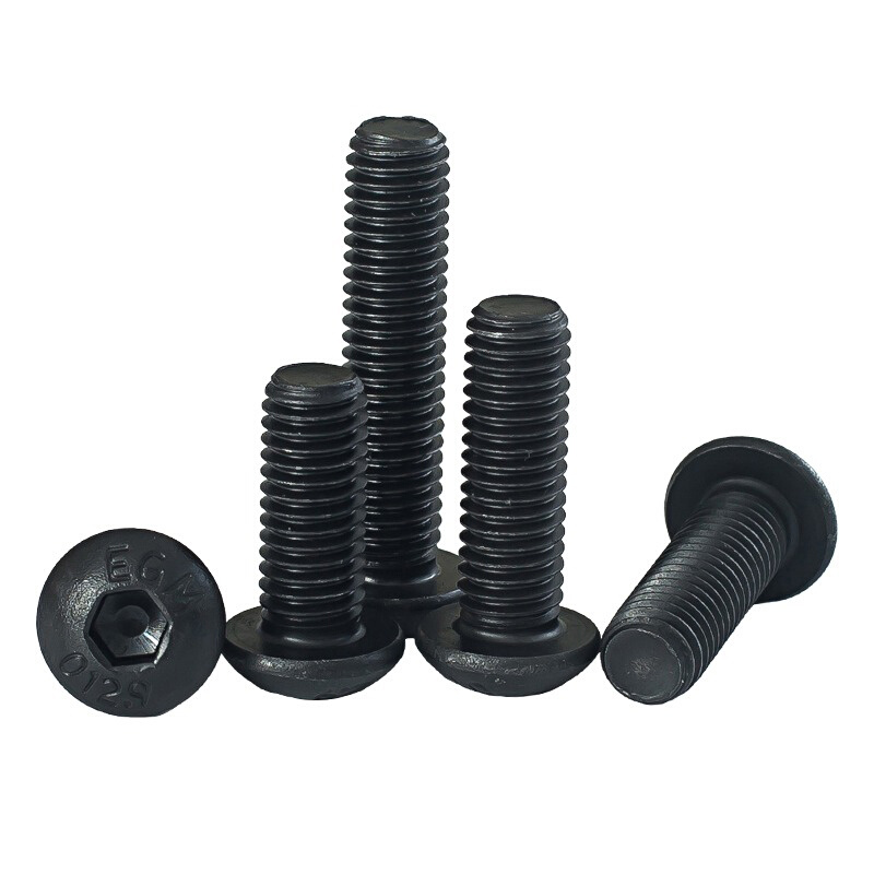 。12.9级圆头内六角螺丝钉 盘头内六角螺钉 圆杯螺丝 M3M4M5M6M8M