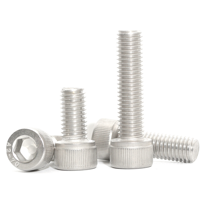。304不锈钢圆柱头内六角螺丝加长杯头螺栓M2M3M4M5M6M8M10M12