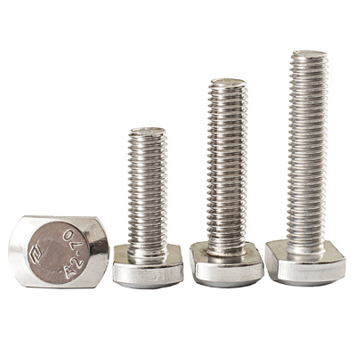 。304GB37不锈钢T型螺栓 T形螺丝M5M12M16*16-20-25-30-35-40-50-