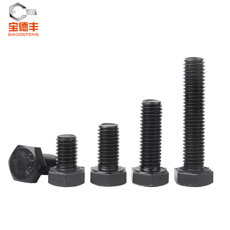 。黑色304不锈钢外六角螺丝螺栓大全加长螺杆螺钉M3M4M5M6M8M10M1