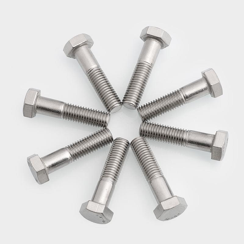 新款 M8304不锈钢半牙螺栓外六角螺丝*30x35x40x45x50x55x60x140