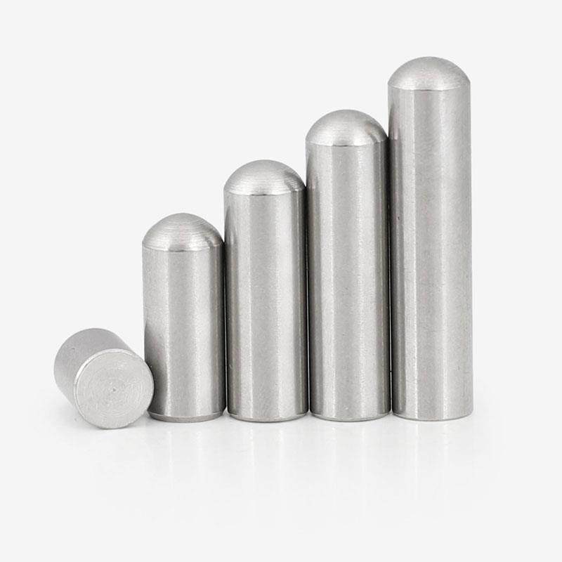 0.8/0.9/1.0-5.0*8mm不锈钢圆头圆柱销钉PCB定位销PIN球头滚针