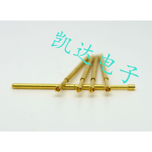 测试针镀金头PA100 4爪梅花头 弹簧顶 探针 1.36mm测试针