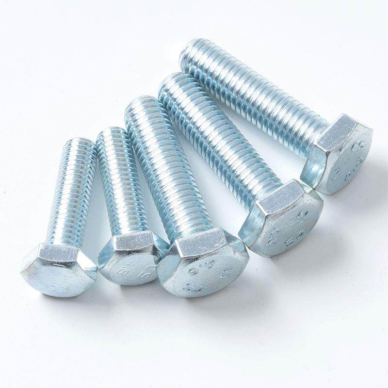 国标现货4.8级镀锌外六角螺栓M3M16M18M20M24M48碳钢螺钉紧固螺丝