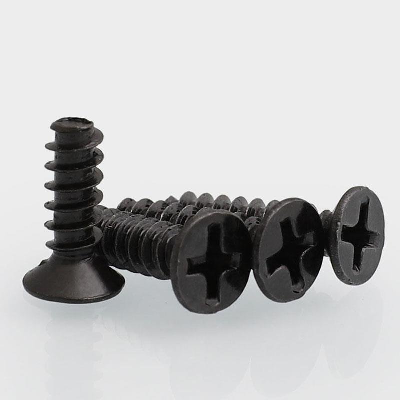 KB黑色沉头自攻平尾螺丝平头螺钉M2M2.3M2.6*4x5x6x8x10x12x20