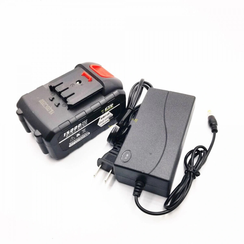 。舒畅21V36V24V98VF锂电修枝剪电动扳手电锯电钻电锯锂电池充电