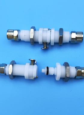 替代CPC快插塑料接头穿板PMCD12025PMCD1204PLCD120快拧公接头