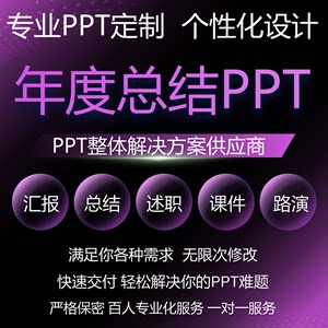 ppt代制作 ppt美化模板ppt制作设计工作汇报企业 PPT定制年度总结