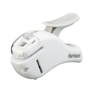 日本kokuyo国誉Harinacs无针订书机迷你便携学生用无钉订书器省力型手握装订工具办公安全无痕空气订书机小号