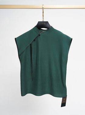 门里门外深绿香云纱上衣BC25XS0859B