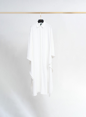 门里门外白色重绉上衣BR25XS0675E